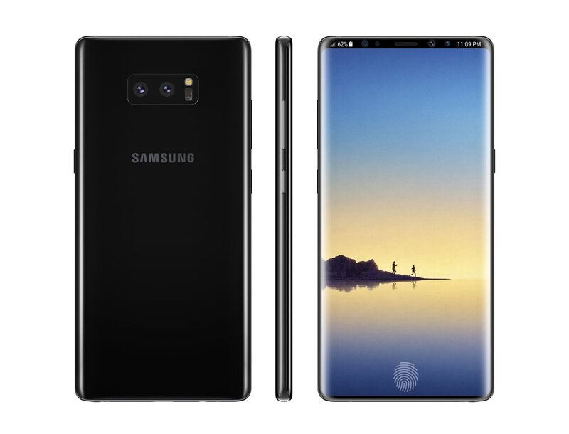 Illustration : Le Galaxy Note8 en fuite (et déjà un concept du Note9)
