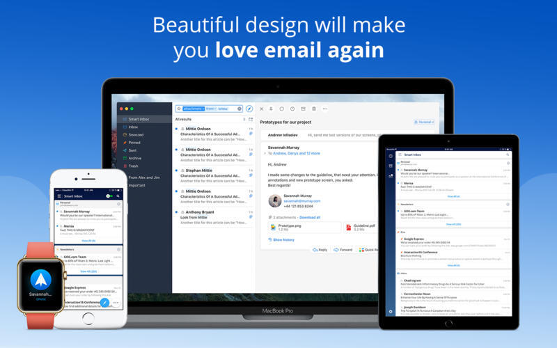 Le client mail Spark améliore son outil de recherche