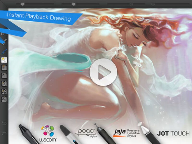 Illustration : MyBrushes Pro, un logiciel de dessin très complet gratuit en ce moment sur iPad