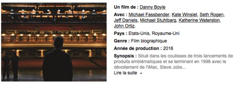 Illustration : Le film "Steve Jobs" est disponible gratuitement pour les abonnés Canal+