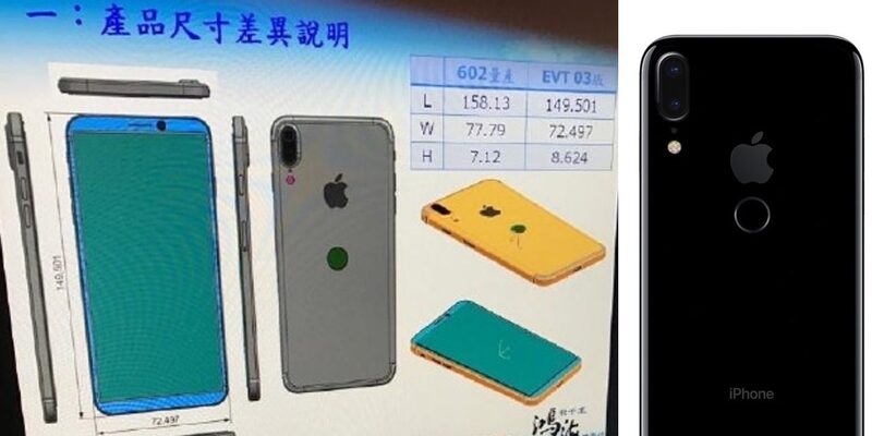 Illustration : Une rumeur relance Touch ID au dos et un iPhone 8 retardé au mois de novembre