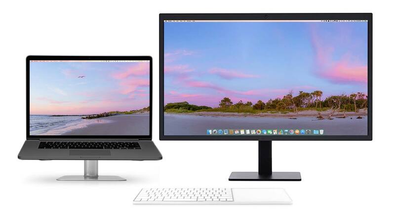 Illustration : Des fonds d'écran "bi-moniteur" pour votre MacBook Pro + écran 4k/5k