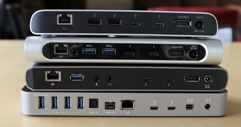 Illustration : Comparatif et test (+ vidéo) des docks Thunderbolt 3 de Belkin, Elgato, StarTech et OWC !