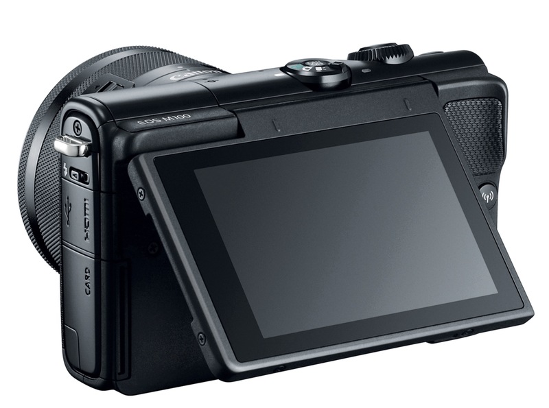Illustration : Photo : le nouveau Canon M100 (hybride compact) bien équipés pour moins de 500€