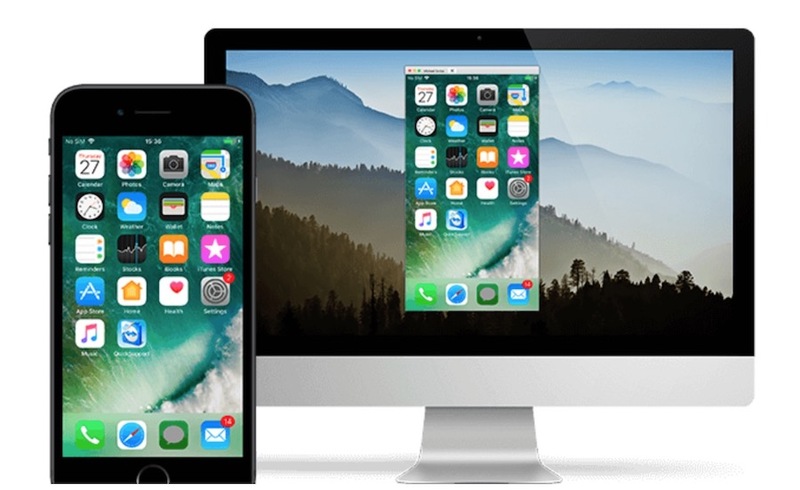 Illustration : QuickSupport (TeamViewer) va recopier l'écran des iPhone et des iPad sous iOS 11