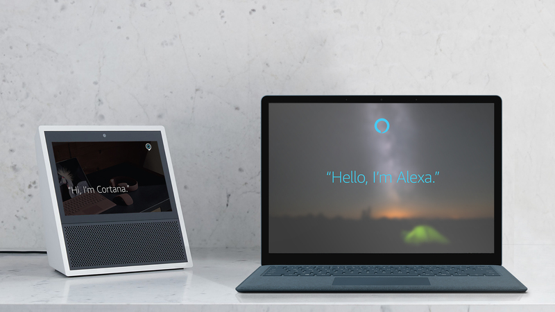 Illustration : Cortana et Alexa bientôt amis sur iOS, Android et Windows 10