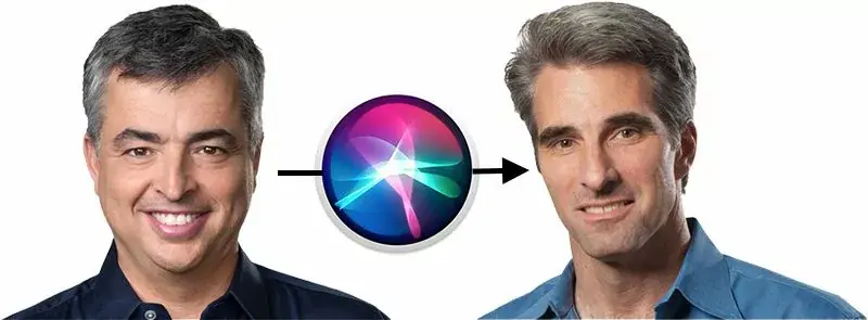 Eddy Cue confie la garde de Siri à Craig Federighi