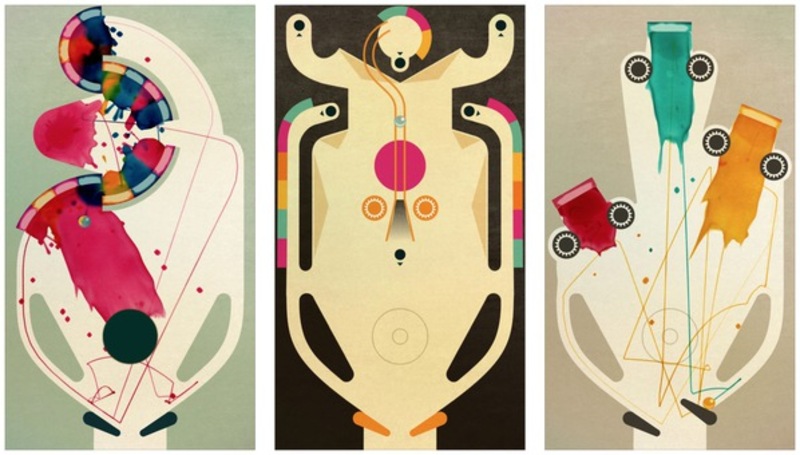 Illustration : Le superbe flipper INKS. (par les créateurs de Lumino City) gratuit en ce moment sur iOS