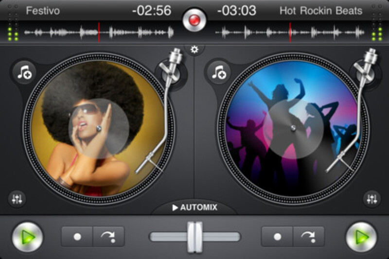 Illustration : Djay iPhone est gratuit