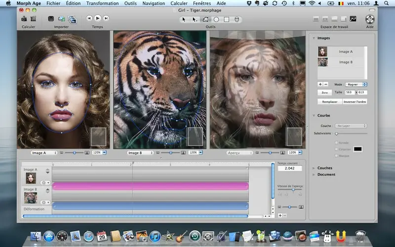 Morph Age Express, le morphing à -50 % sur Mac
