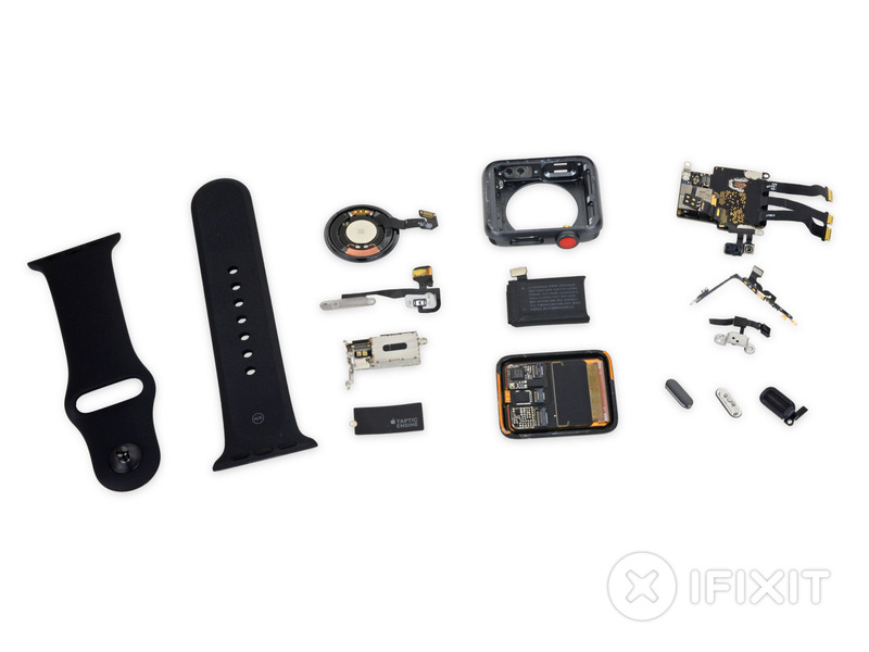Illustration : Démontage de l'Apple Watch Series 3 : des "surprises" et une réparabilité moyenne