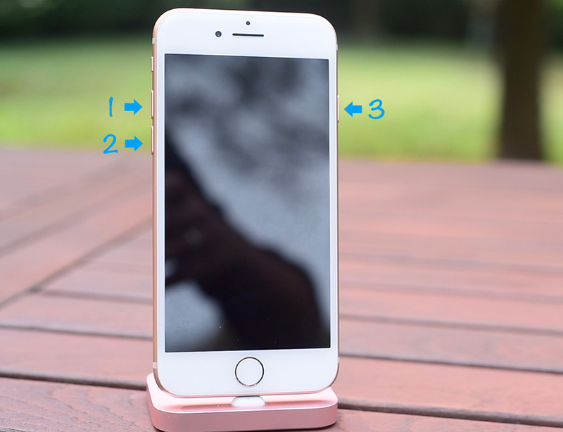 Illustration : Comment forcer un iPhone 8 à redémarrer ? (indice : c'est compliqué)
