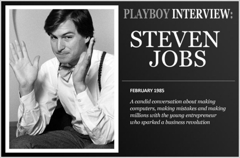 Illustration : Archives (1985) : l'interview de Steve Jobs dans Playboy