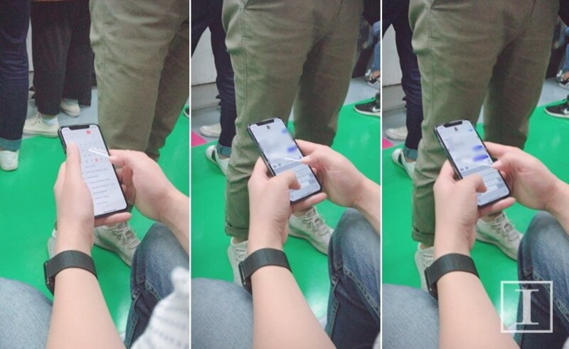 Illustration : Des iPhone X aperçus dans le métro de Seoul ! (photos)