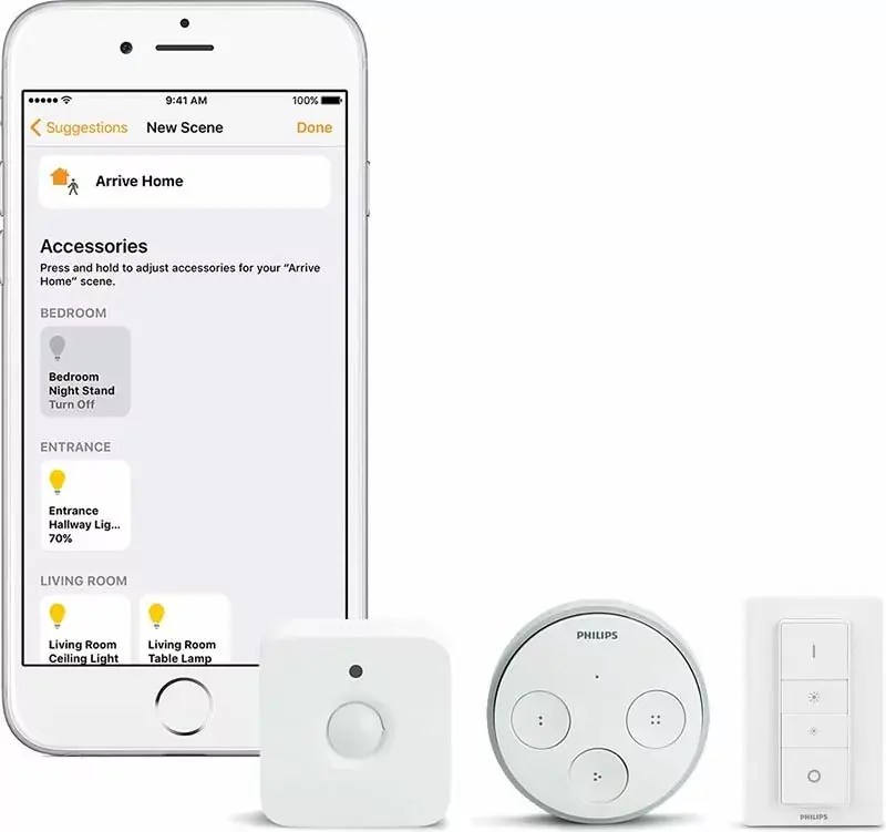 Les accessoires Philips Hue se connectent à HomeKit