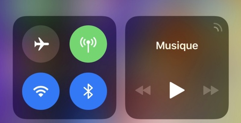 Illustration : Pour l'EFF, les raccourcis du centre de contrôle d'iOS 11 posent un problème de sécurité