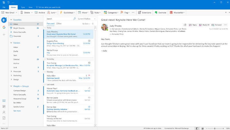 Illustration : Outlook va se refaire une beauté sur macOS et Windows