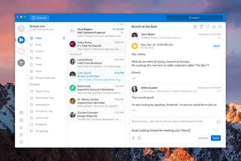 Illustration : Outlook va se refaire une beauté sur macOS et Windows