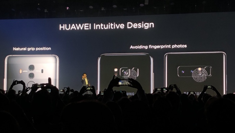 Illustration : L'image du jour : quand Huawei se moque de l'iPhone X et de Face ID jugé "trop lent"