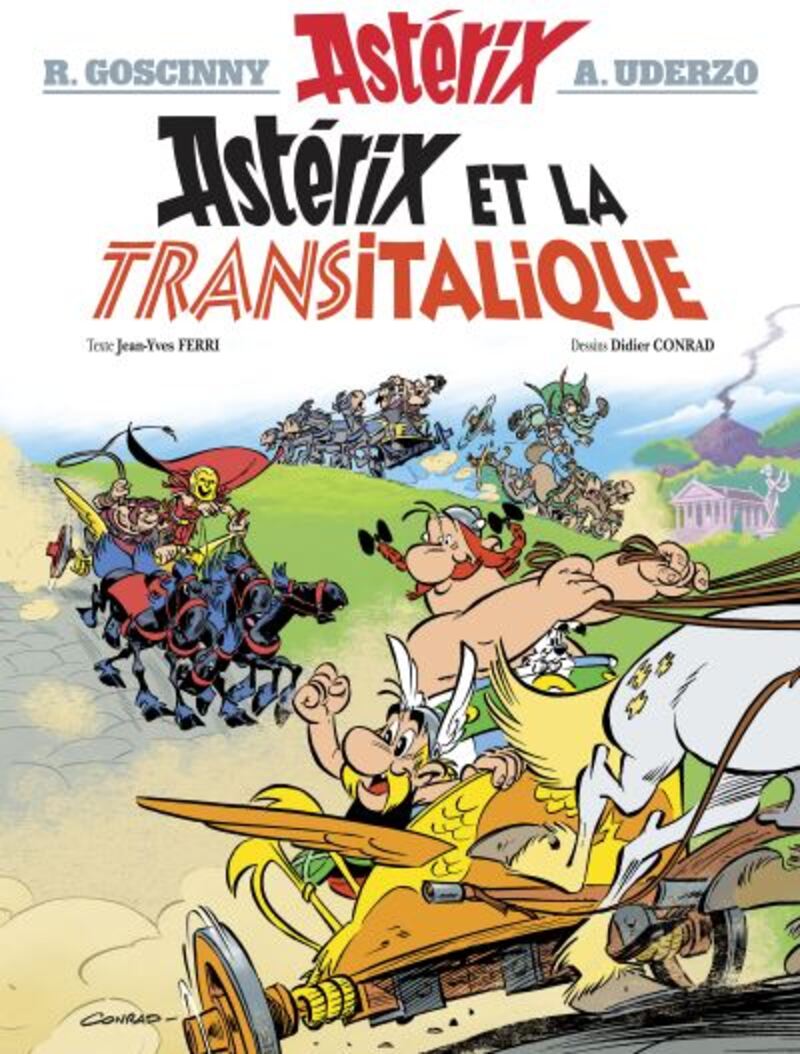 Illustration : Astérix et la Transitalique en vente sur l'iBooks store !