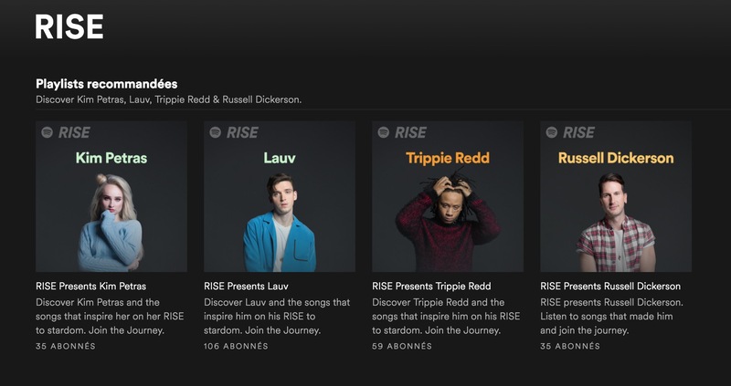 Illustration : Comme Apple Music, Spotify débusque les futures stars du top 50