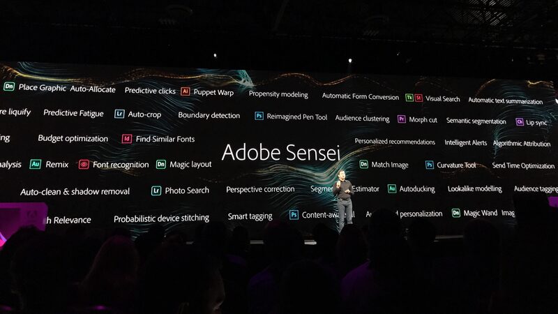 Illustration : La conférence Adobe MAX : de l’iPhone X, du machine learning, mais surtout pas de licorne !