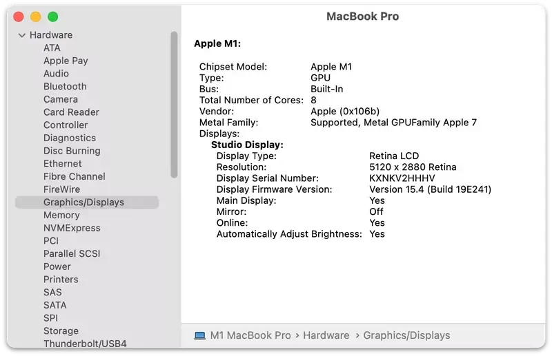 Apple signe à nouveau iOS 15.4 pour la mise à jour du Studio Display