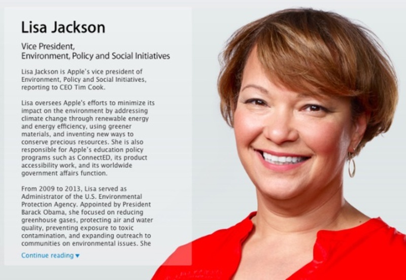 Illustration : Lisa Jackson parle de pomme verte, de droit à réparation (et un petit peu de Paradise Papers)