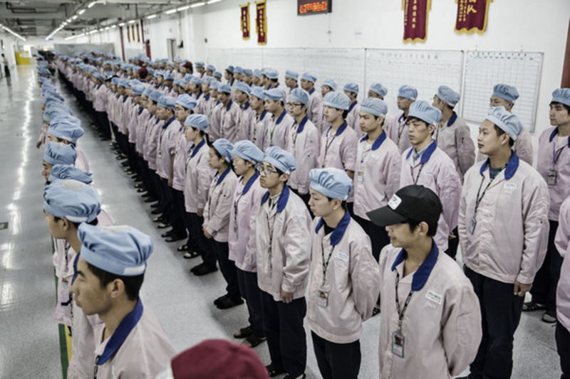 Illustration : Heures sup chez Foxconn : Apple monte au créneau !