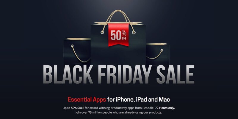 Illustration : Les utilitaires de Readdle à prix cassés pour le Black Friday