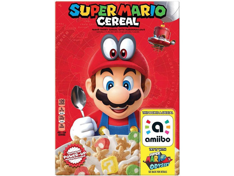 Insolite : Super Mario, la nouvelle star du petit dej
