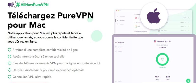 PureVPN à moins de 2€/mois (+ 10% de réduction avec ce code promo)