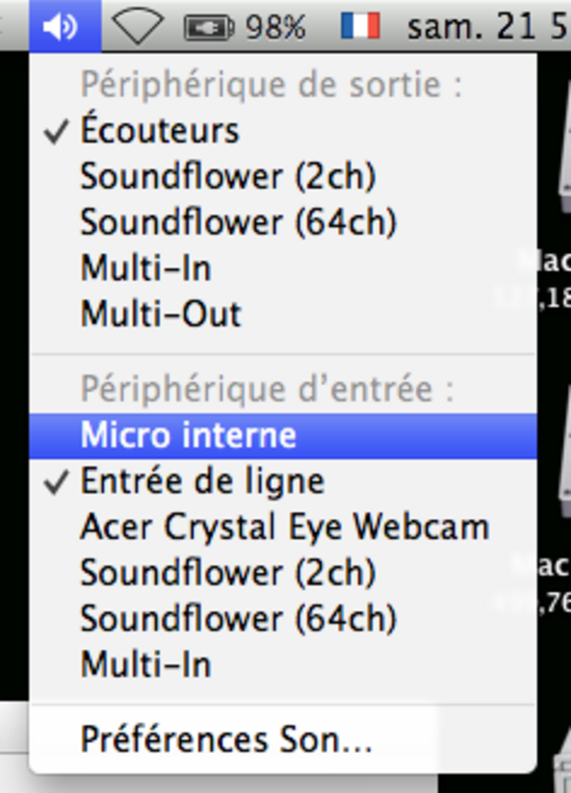 Illustration : Soundflower et la gestion du son sur Mac