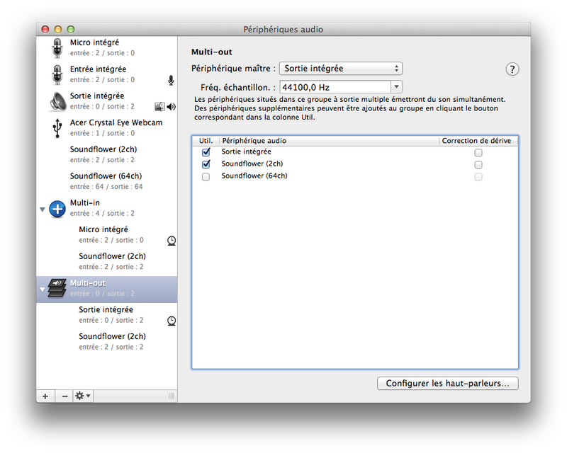 Illustration : Soundflower et la gestion du son sur Mac