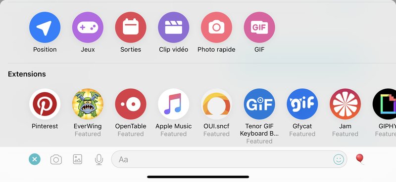 Illustration : Pinterest s’intègre à Messenger et permet d’épingler dans les conversations