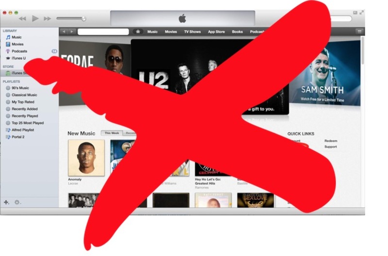 Illustration : La fin de l'iTunes Store (et de l'achat au titre/album) ? "C'est faux !" répond Apple