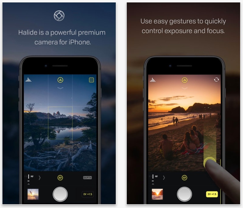 Illustration : Halide sur iPhone : widget, raccourcis 3D Touch, classement des photos RAW et promotion