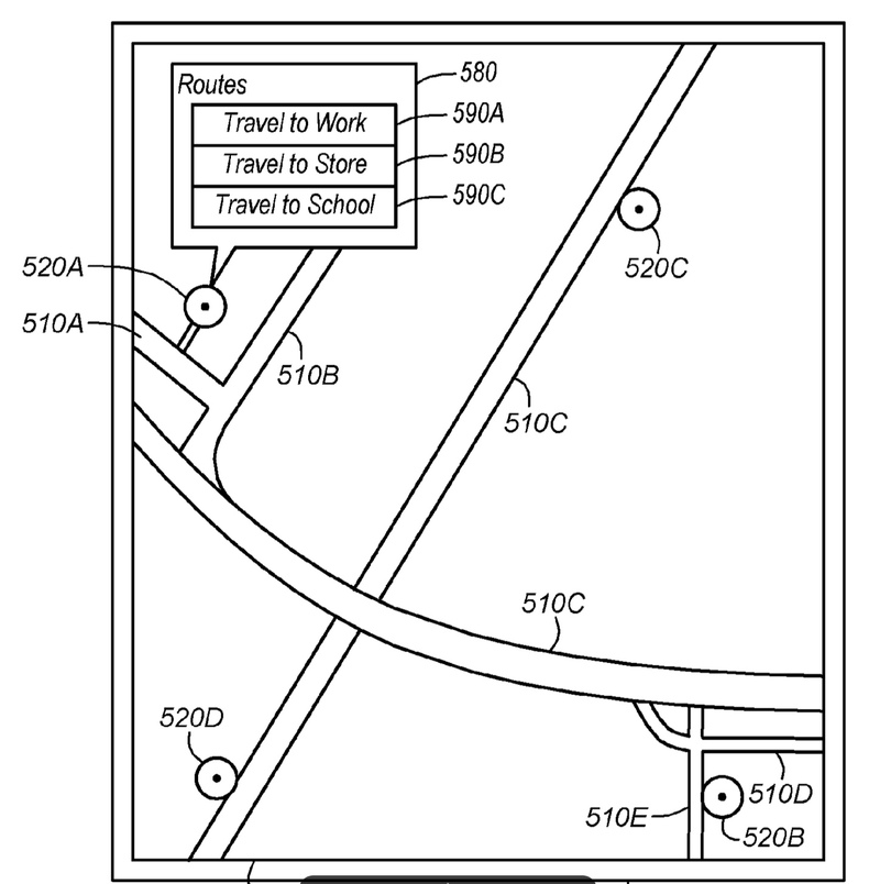 Illustration : carOS : un système de navigation autonome made in Apple (brevet)