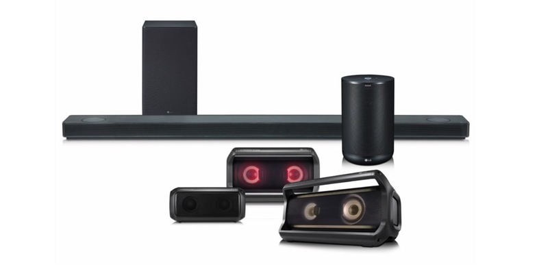Illustration : LG présente ses nouvelles enceintes taillées pour l'Assistant Google