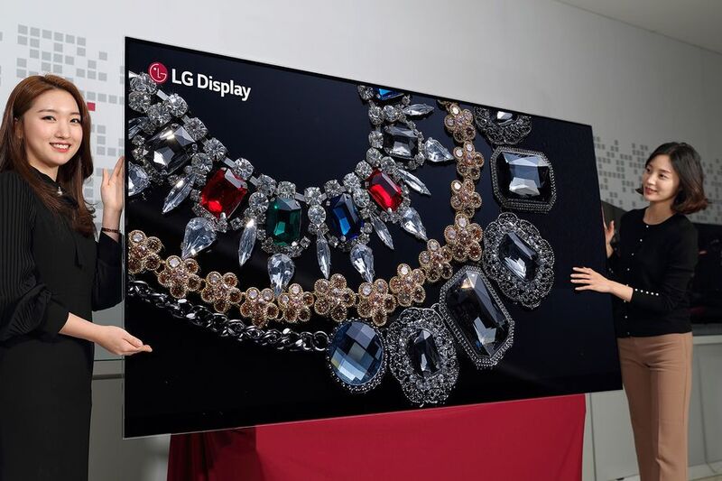 Illustration : La 4k, c'est so 2017. LG présente un écran 8k de 88" !