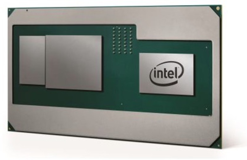 Illustration : Premier aperçu du Core i7 d'Intel équipé d'un GPU Vega d'AMD intgréé