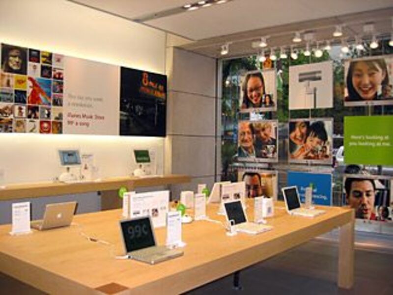 Illustration : AppleStore : c'est tout mignon