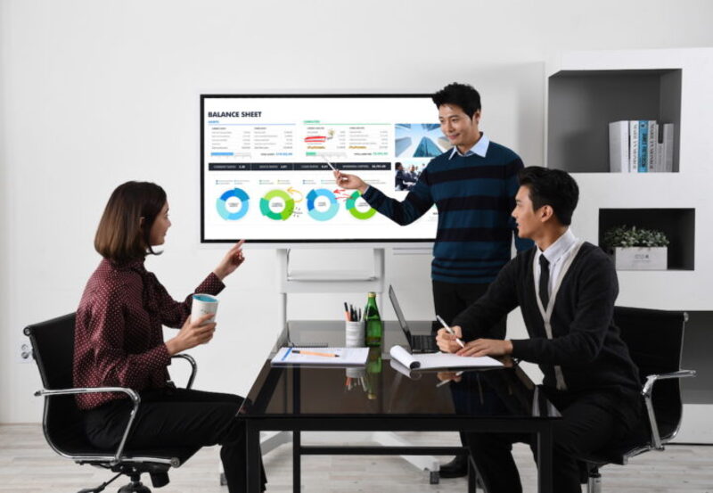 Illustration : #CES : le tableau blanc Samsung Flip veut faire de l'ombre au Surface Hub