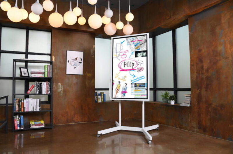 Illustration : #CES : le tableau blanc Samsung Flip veut faire de l'ombre au Surface Hub
