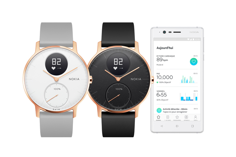 Illustration : Nokia présente Sleep, son nouveau traqueur de sommeil, et une Steel HR Rose Gold