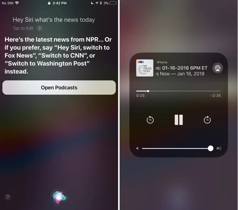 Siri apprend à lire les nouvelles avant la sortie du HomePod