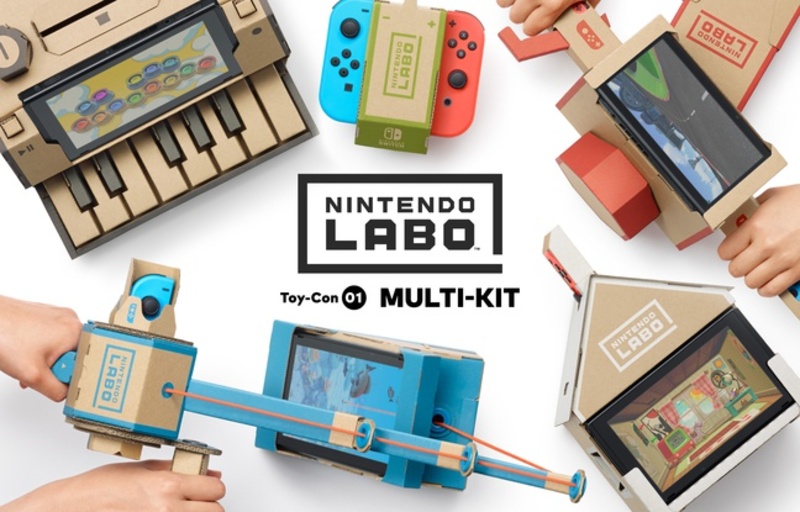 Illustration : Nintendo Labo : la Switch se met au DIY et propose des accessoires en carton (chers)