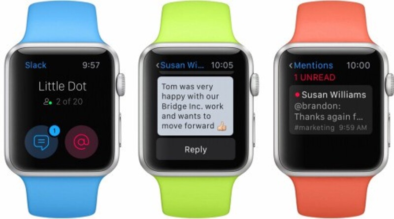 Illustration : Slack enterre son application pour l'Apple Watch