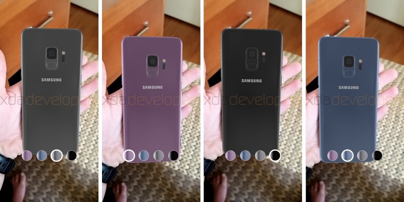 Illustration : Les nouveaux Galaxy S9 se dévoilent en réalité augmentée