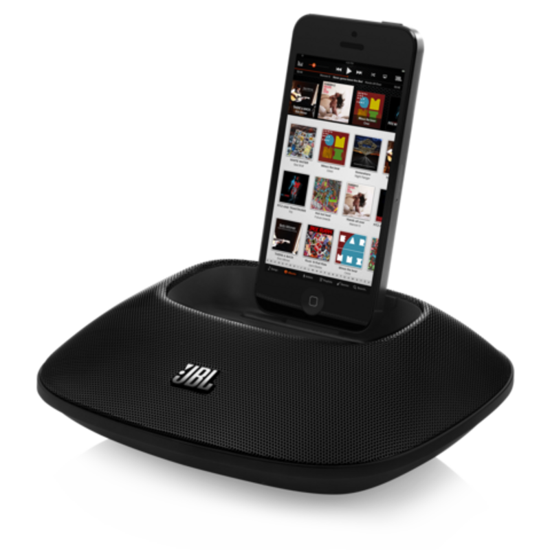 Illustration : JBL sort son Dock OnBeat Micro pour iBidule Lightning